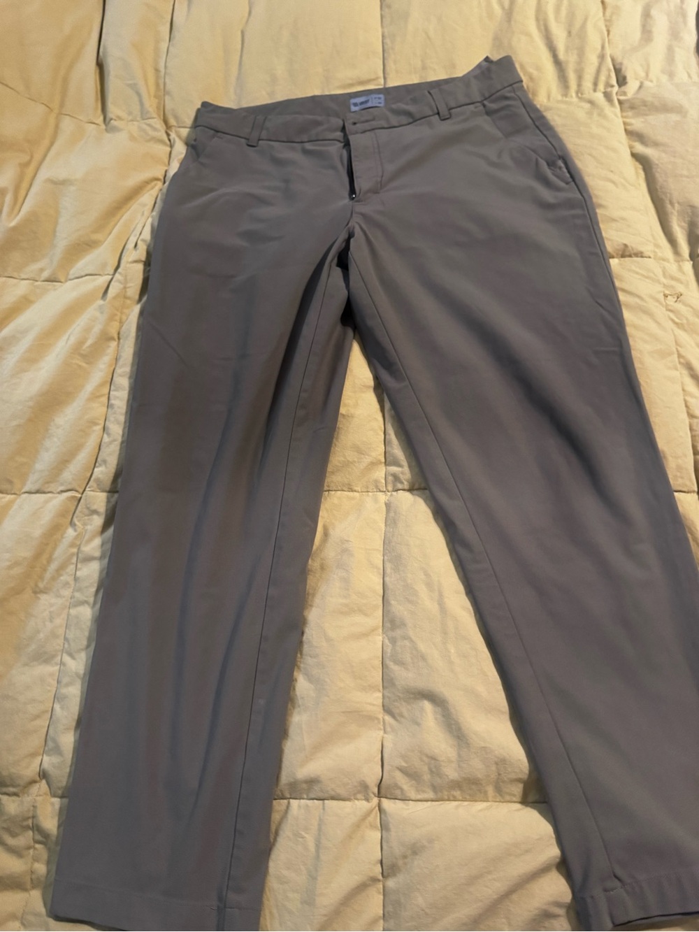 VRST Men's Gray Dress Pants - Classic Straight Fit 35/30